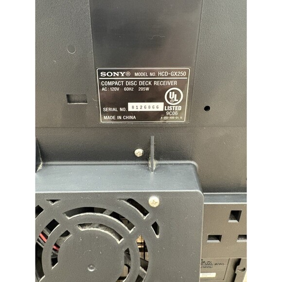 Sony MHC-GX250 Mini Hi-Fi Component Shelf Stereo System Radio CD Player Cassette - Picture 13 of 16